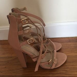 8.5 strappy heels from Lulus